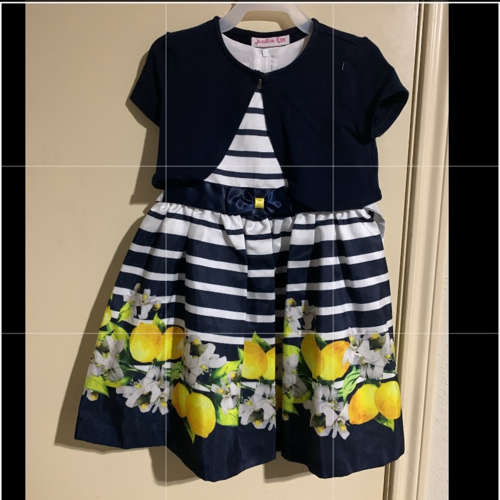 Girls dress and jacket set